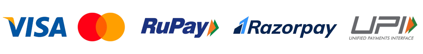 Visa, Mastercard, RuPay, Razorpay and UPI