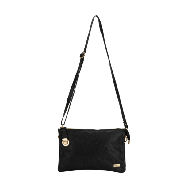 Women’s Burgundy Leather Crossbody Bag with Adjustable Strap