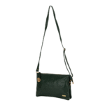 Women’s Burgundy Leather Crossbody Bag with Adjustable Strap