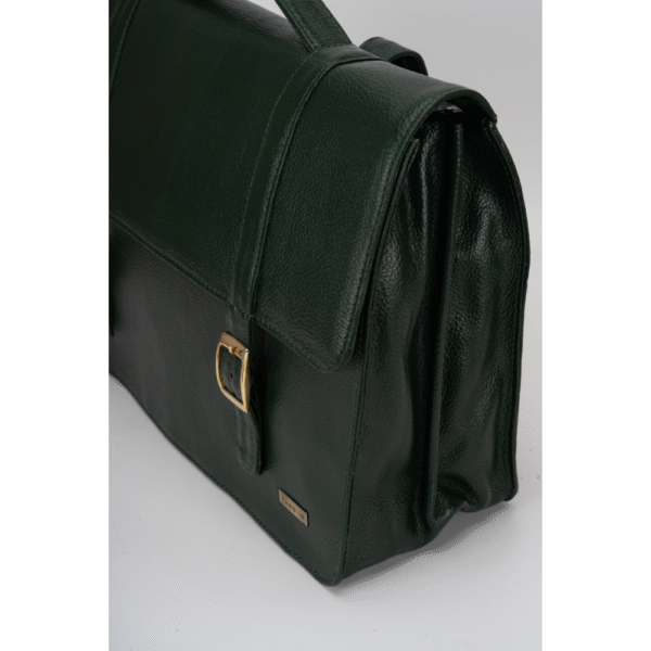 Women’s Genuine Leather Laptop Bag for 15.6-Inch Laptops