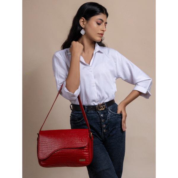 Women’s Black Genuine Leather Shoulder & Crossbody Bag