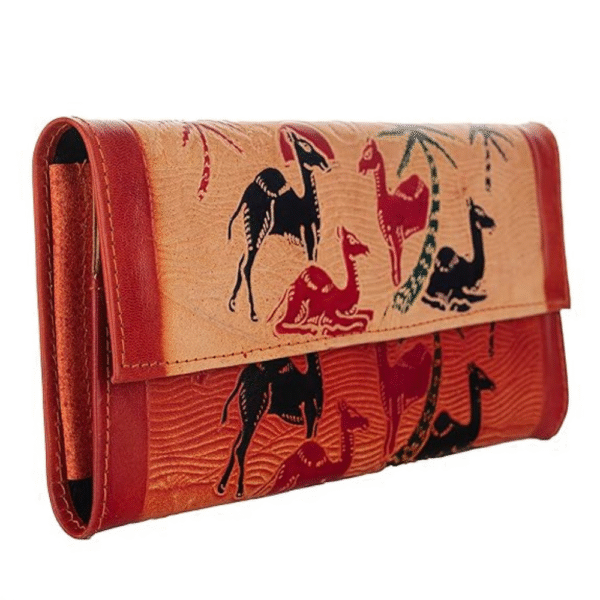 Women’s Shantiniketan Genuine Leather Clutch Bag – 9×5 Inch