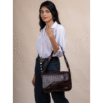 Women’s Black Genuine Leather Shoulder & Crossbody Bag