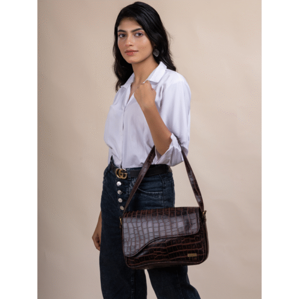Women’s Black Genuine Leather Shoulder & Crossbody Bag