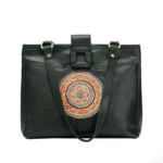 Shantiniketan Bag for Women – Genuine Leather Motif Handbag