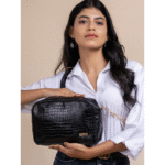 Women’s Brown Textured Leather Sling & Crossbody Bag