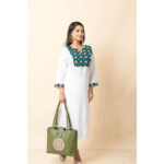 Shantiniketan Bag for Women – Genuine Leather Motif Handbag
