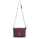 TANN IN Genuine Leather Sling Bag for Women with Metal Chain Strap