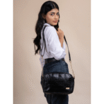 Women’s Brown Textured Leather Sling & Crossbody Bag