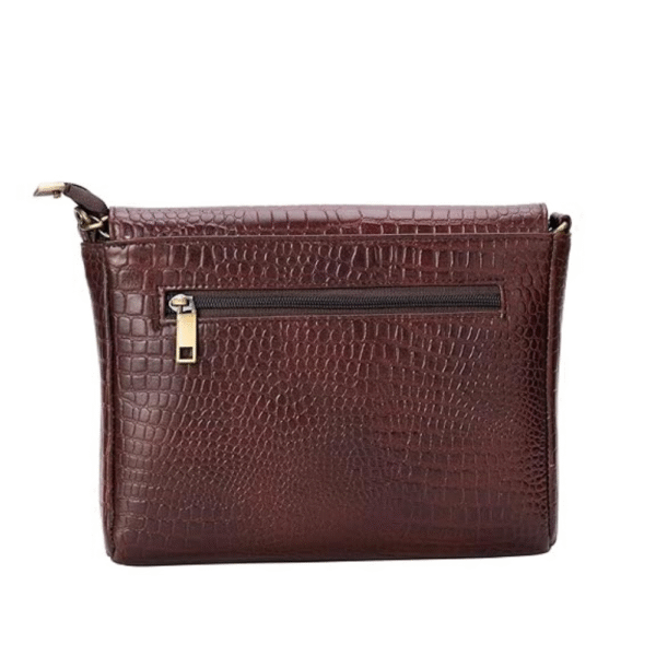 TANN IN Genuine Leather Sling Bag for Women with Metal Chain Strap