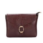 TANN IN Genuine Leather Sling Bag for Women with Metal Chain Strap