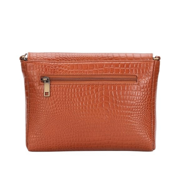 TANN IN Genuine Leather Sling Bag for Women with Metal Chain Strap