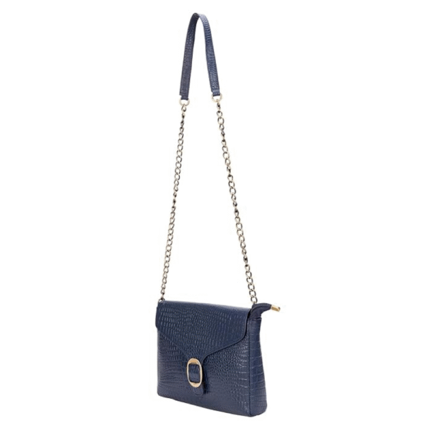 TANN IN Genuine Leather Sling Bag for Women with Metal Chain Strap