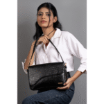 Women’s Black Genuine Leather Shoulder & Crossbody Bag