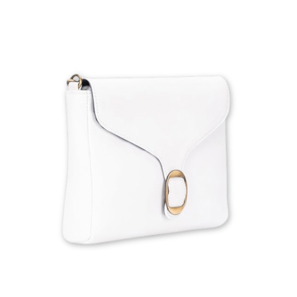 Women’s Genuine Leather Handbag & Sling Bag with Metal Chain
