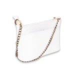 Women’s Genuine Leather Shoulder Bag with Metal Chain
