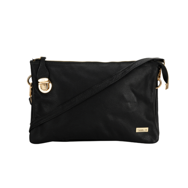 Women’s Burgundy Leather Crossbody Bag with Adjustable Strap