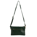 Women’s Burgundy Leather Crossbody Bag with Adjustable Strap