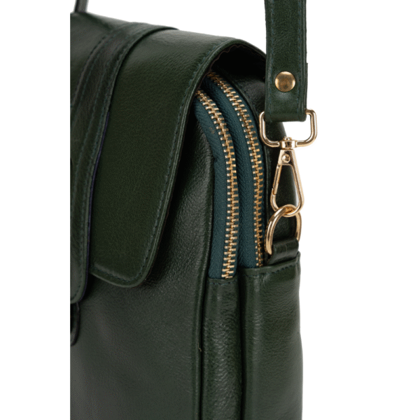 TANN IN Pure Leather Handcrafted Brown Messenger Sling Bag for Women