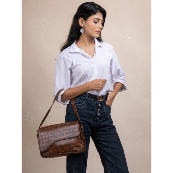 Women’s Black Genuine Leather Shoulder & Crossbody Bag