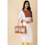 Shantiniketan Leather Shoulder Bag – Two Inner Compartments