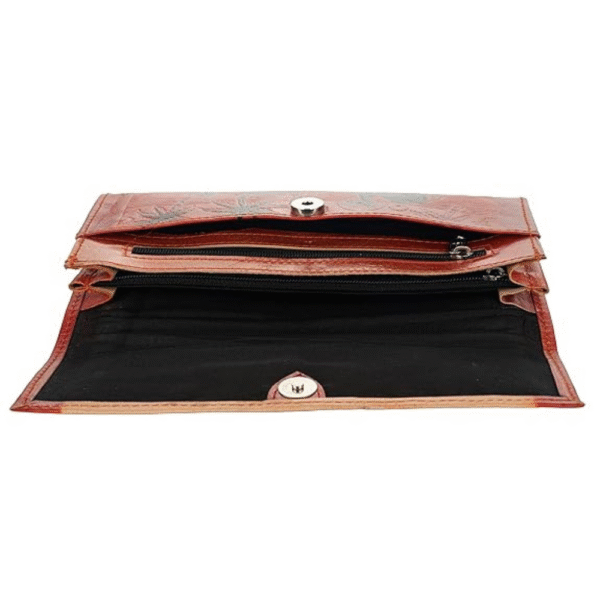 Women’s Shantiniketan Genuine Leather Clutch Bag – 9×5 Inch