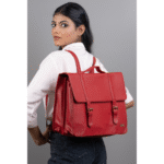 Women’s Genuine Leather Laptop Bag for 15.6-Inch Laptops
