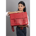 Women’s Genuine Leather Laptop Bag for 15.6-Inch Laptops