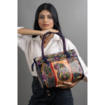 Women’s Shantiniketan Batik Leather Shoulder Bag