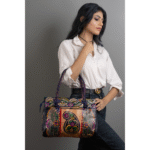 Women’s Shantiniketan Batik Leather Shoulder Bag