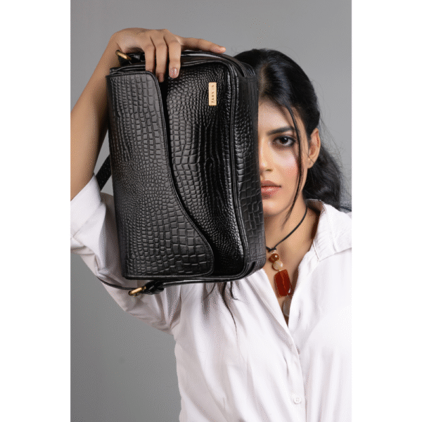 Women’s Black Genuine Leather Shoulder & Crossbody Bag