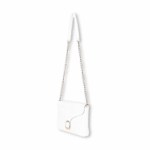 Women’s Genuine Leather Handbag & Sling Bag with Metal Chain