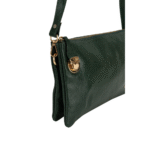 Women’s Burgundy Leather Crossbody Bag with Adjustable Strap
