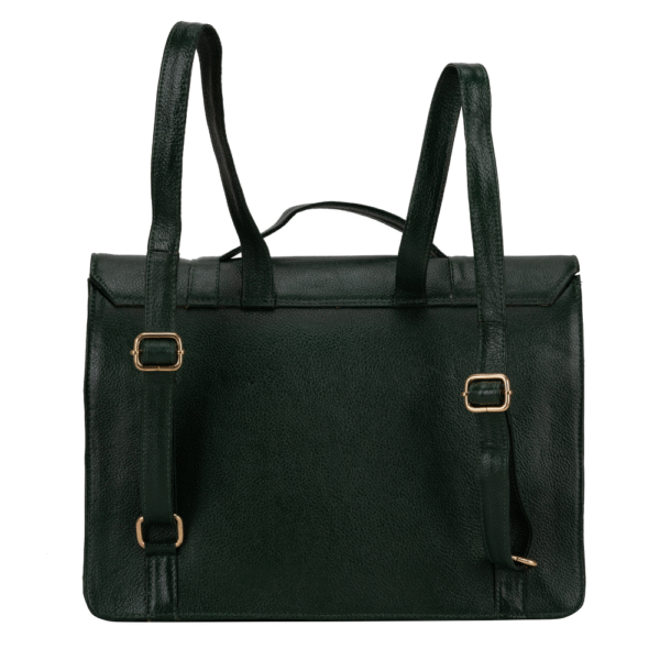 Women’s Genuine Leather Laptop Bag for 15.6-Inch Laptops