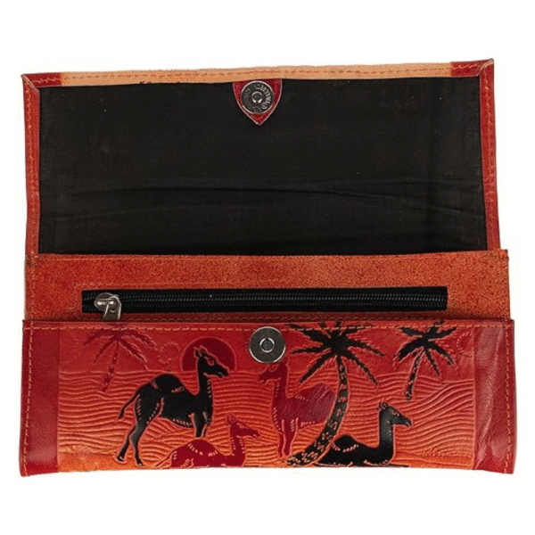 Women’s Shantiniketan Genuine Leather Clutch Bag – 9×5 Inch