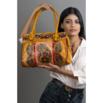 Women’s Shantiniketan Batik Leather Shoulder Bag