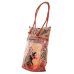 Shantiniketan Leather Shoulder Bag for Women – 14-Inch Multicolor