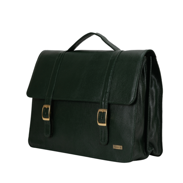 Women’s Genuine Leather Laptop Bag for 15.6-Inch Laptops