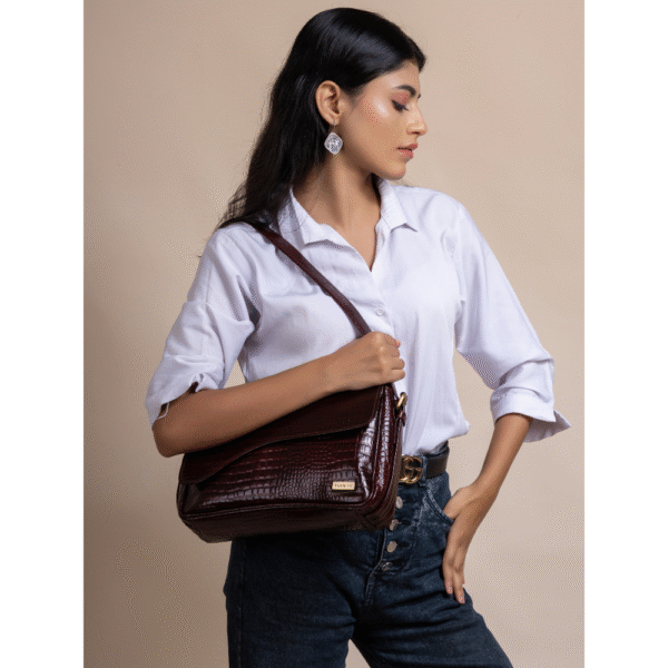 Women’s Black Genuine Leather Shoulder & Crossbody Bag