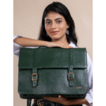Women’s Genuine Leather Laptop Bag for 15.6-Inch Laptops