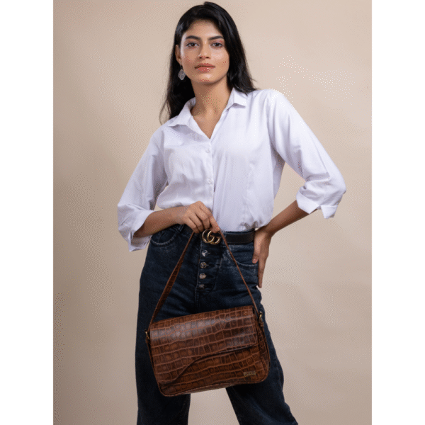 Women’s Black Genuine Leather Shoulder & Crossbody Bag