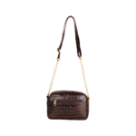Women’s Brown Textured Leather Sling & Crossbody Bag