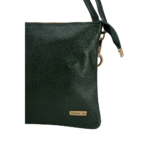 Women’s Burgundy Leather Crossbody Bag with Adjustable Strap