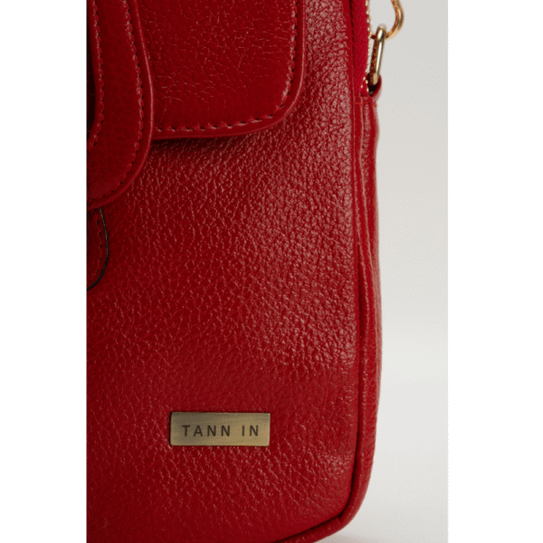 TANN IN Pure Leather Handcrafted Brown Messenger Sling Bag for Women