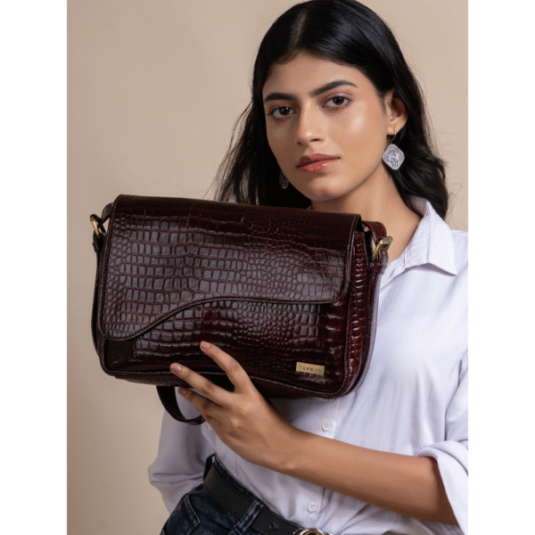Women’s Black Genuine Leather Shoulder & Crossbody Bag