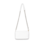 Women’s Genuine Leather Shoulder Bag with Metal Chain