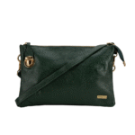 Women’s Burgundy Leather Crossbody Bag with Adjustable Strap