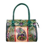 Women’s Shantiniketan Batik Leather Shoulder Bag