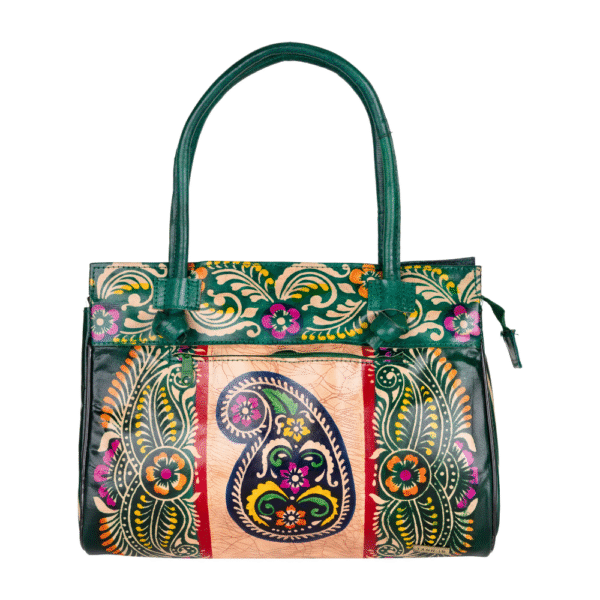 Women’s Shantiniketan Batik Leather Shoulder Bag