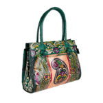 Women’s Shantiniketan Batik Leather Shoulder Bag